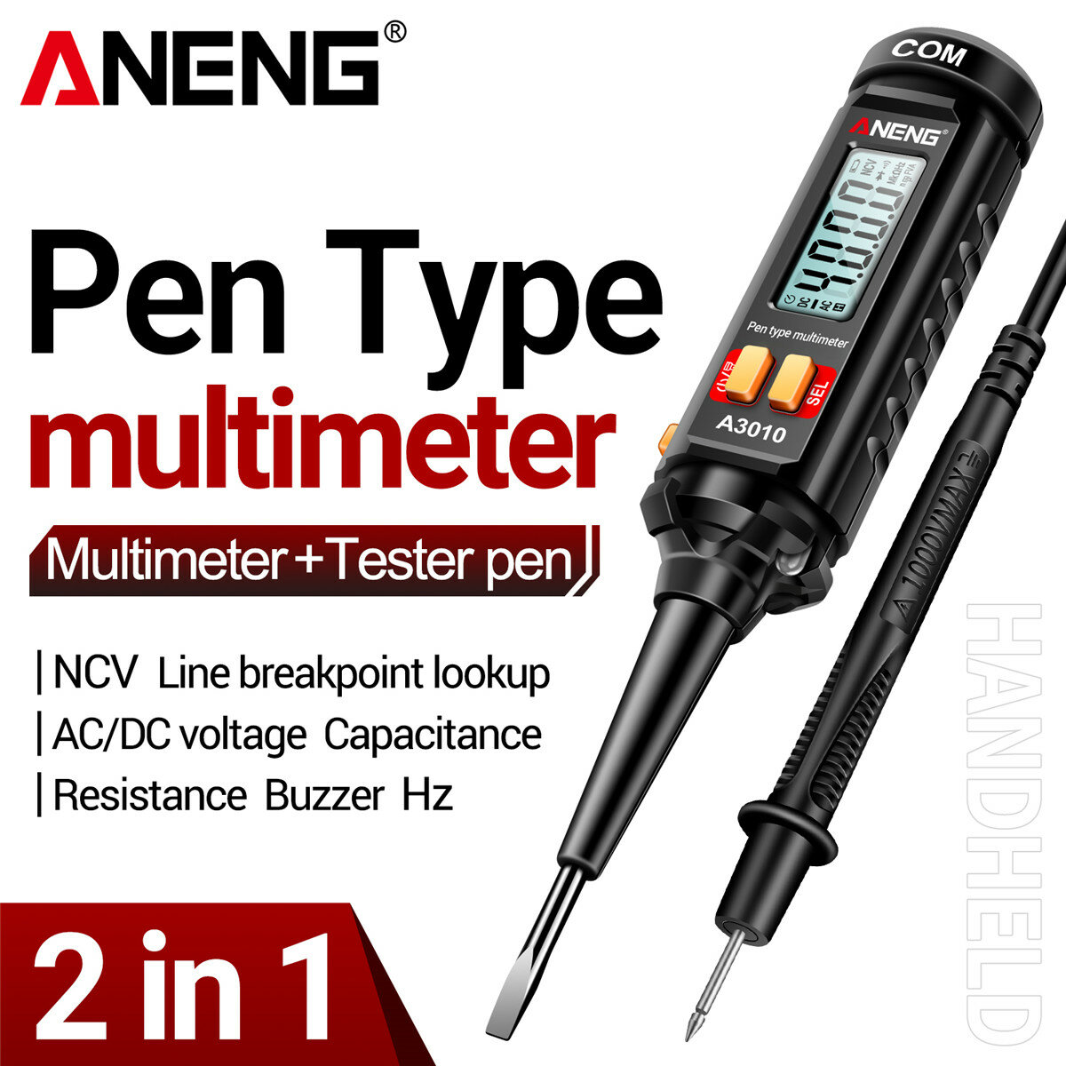 ANENG Pen Type Multimetr za $8.39 / ~33zł
