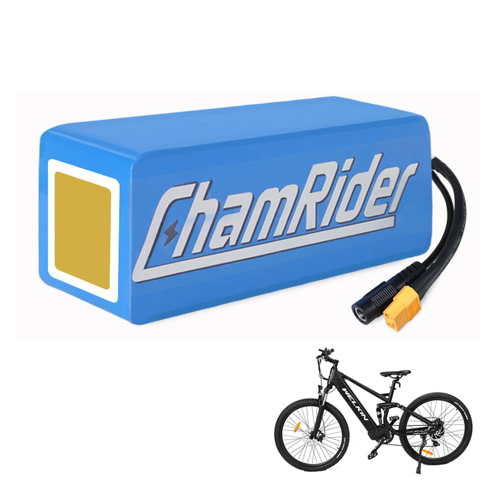 [EU Direct] Chamrider PVC 36V 17.4AH 626.4Wh Electric Bike Battery 2900mAh Lithium Li-ion 18650 Battery with 25A BMS Pro