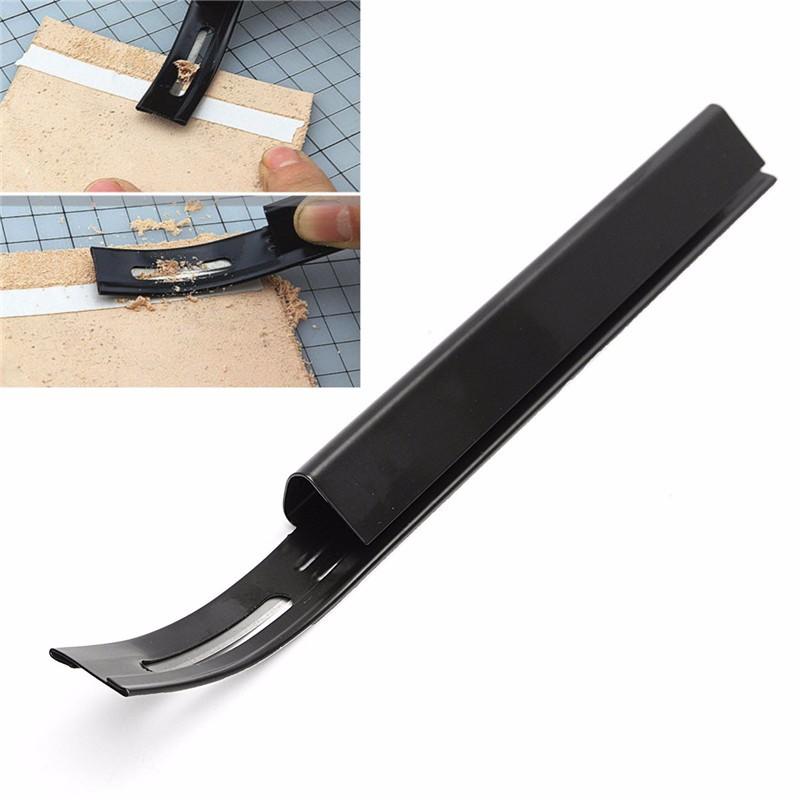 Safety Beveler Skiver Thinning Leather Craft Blade DIY Folds Seams Tool