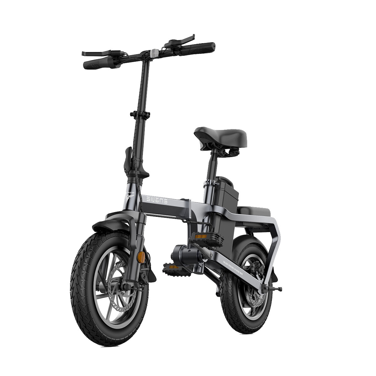 [EU DIRECT] ENGWE X5S 15Ah 48V 350W 14in Chainless Folding Electric Bike With Removable Battery 30km/h Top Speed E Bike