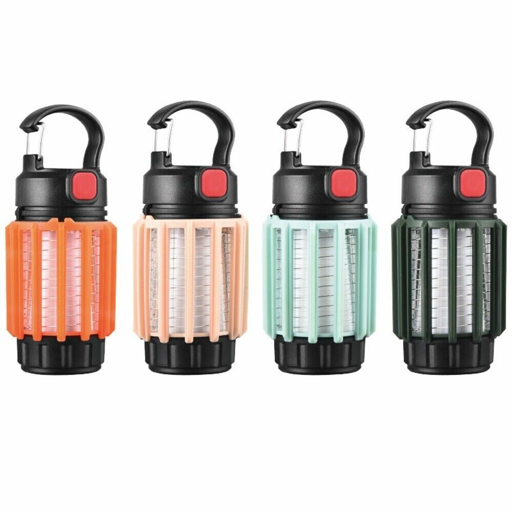 2 IN 1 Mosquito Killer Lamp Rechargeable Multifunction UV Insect Trap Light LED Rechargeable Torch For Camping