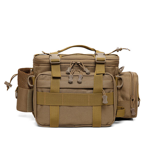 Nylon Waist Bag Outdoor Sports Waterproof Tactical Package Shoulder Crossbody Bag For Men