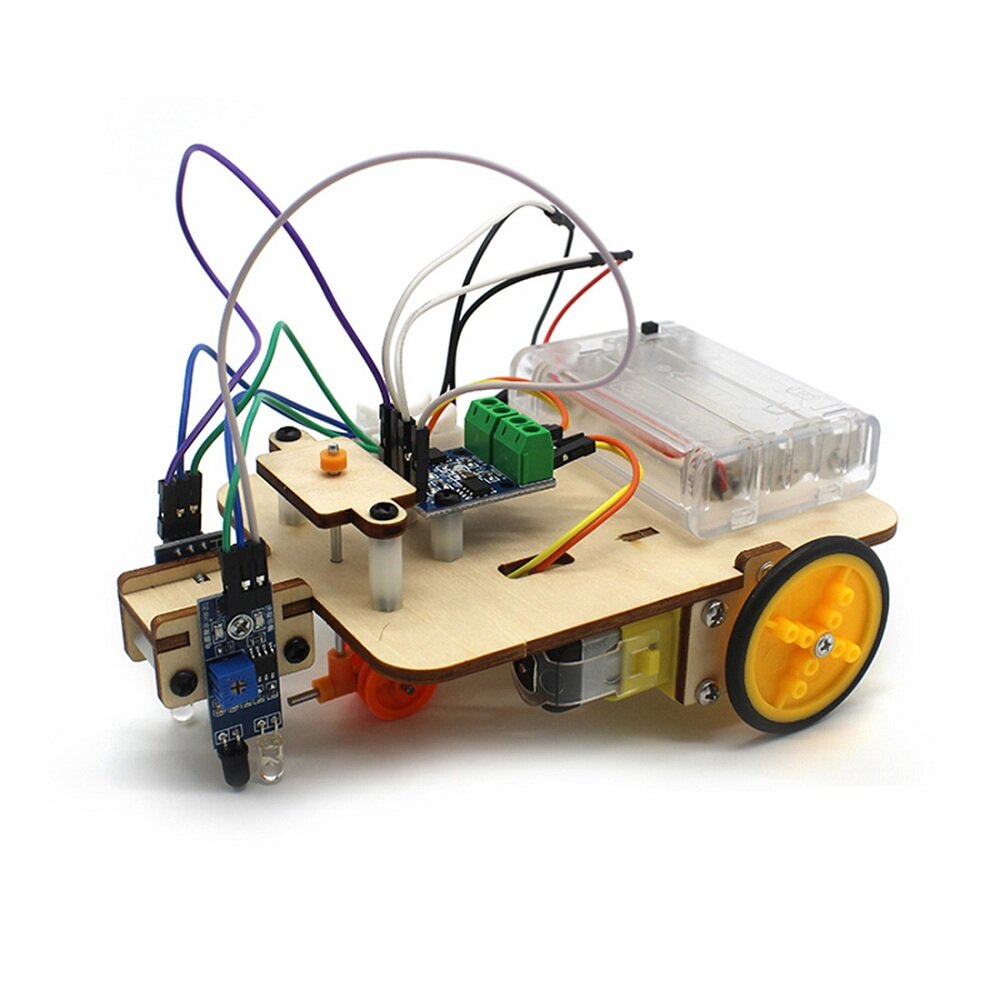 Smart Robot Truck Chassis Kit Steam Education Leren elektronisch circuit voor Arduino DIY Toy