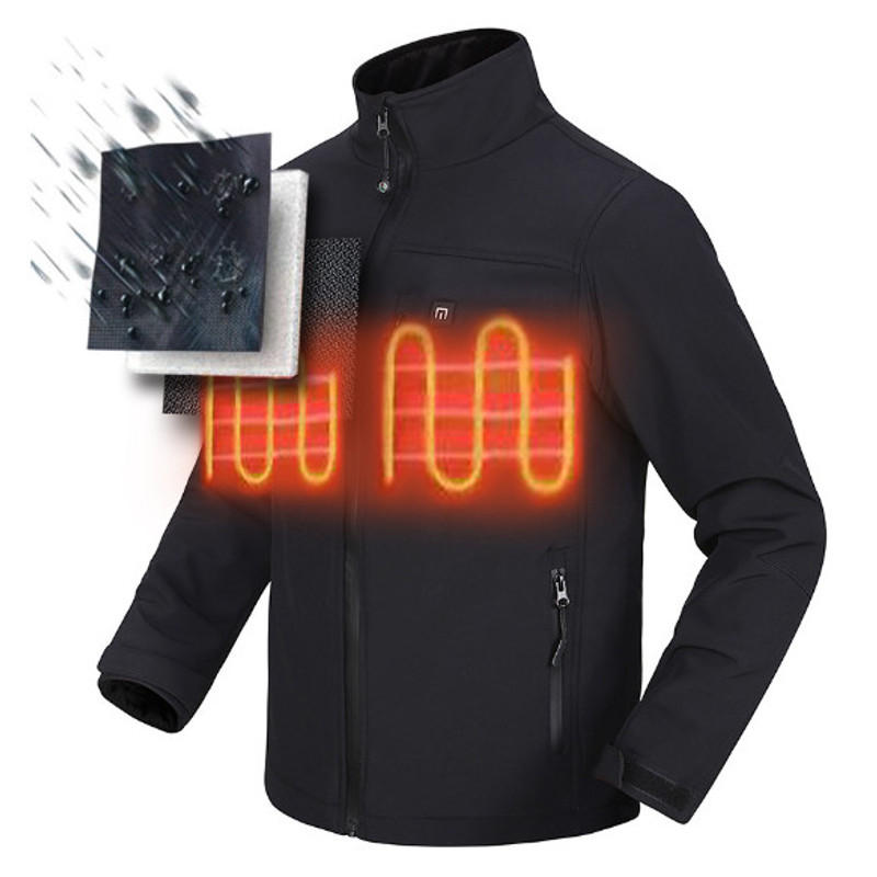  Уличная мужская куртка с подогревом Батарея Куртка Cordless Heat Coat мотоцикл Зимняя одежда 