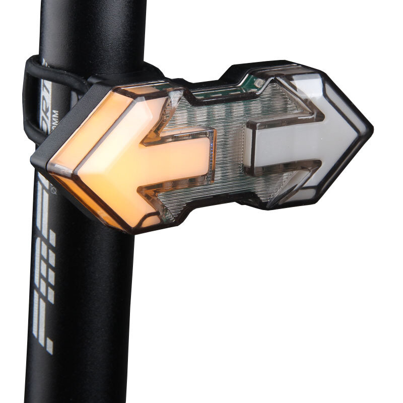 XMOND HYD-040 500mAh draadloze afstandsbediening stuurachterlicht USB opladen fiets achterlicht LED 