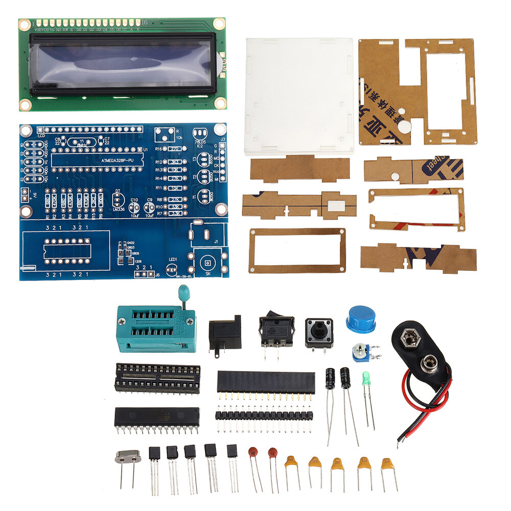 Transistor Tester Kit Weerstand en capaciteit Transistor Elektronische meting DIY Kit Oefenonderdele