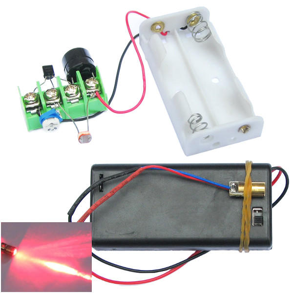 5Pcs DIY Infrared Laser Aiming Anti-theft Burglar Alarm Module Kit