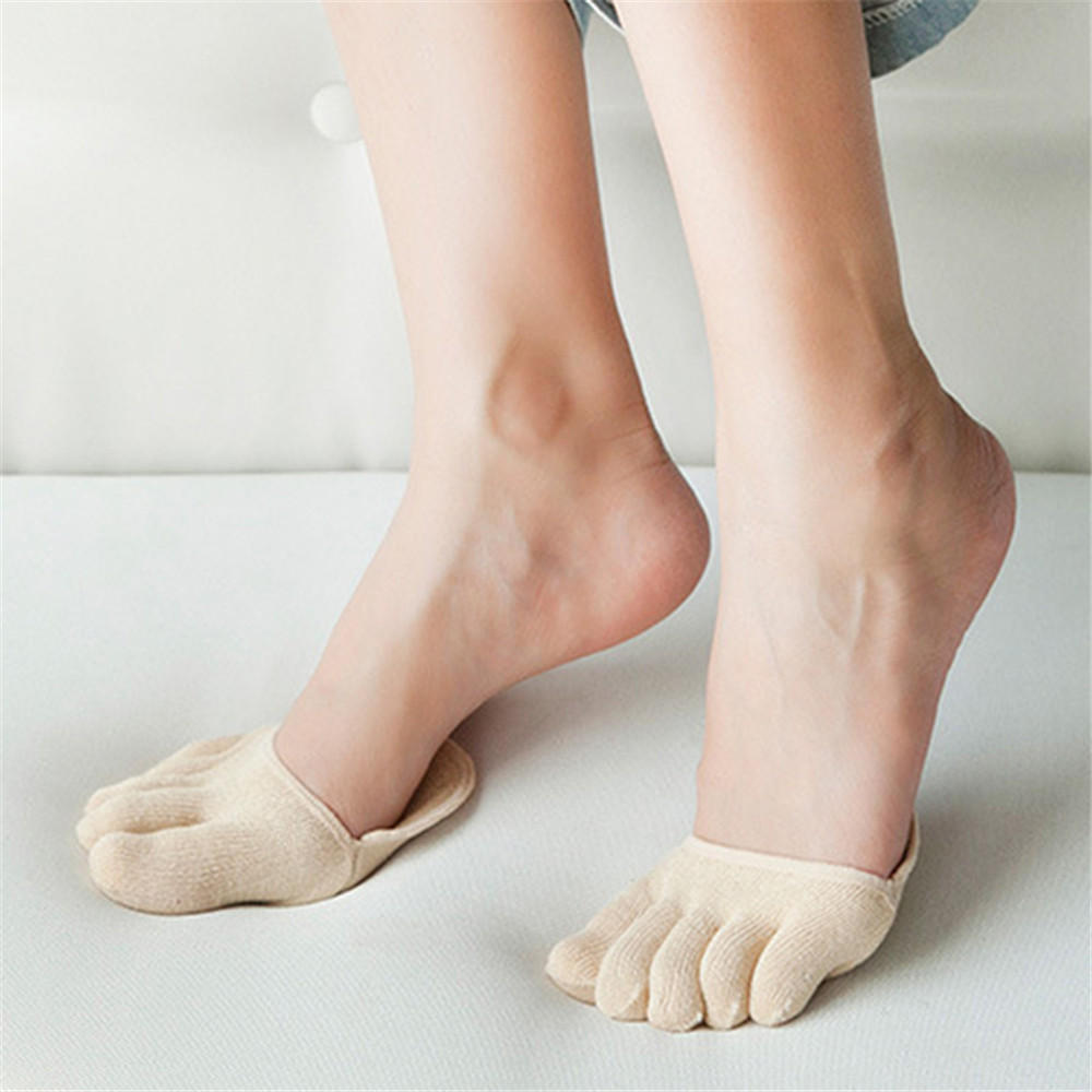 Women Breathable Non-slip Invisible Shallow Socks