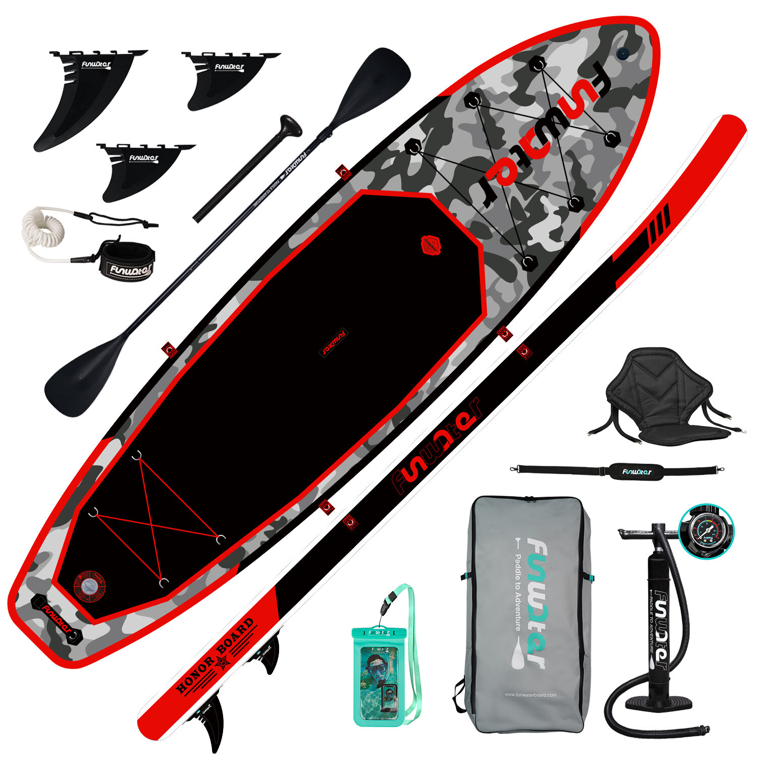 Deska SUP FunWater Inflatable Paddle Board z EU za $229.45 / ~906zł