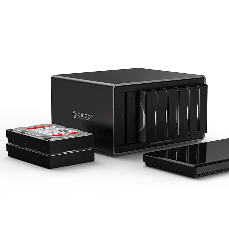 Orico NS800U3 8-Bay 3.5 بوصة USB 3.0 UASP Hard Drive Enclosure Storage System