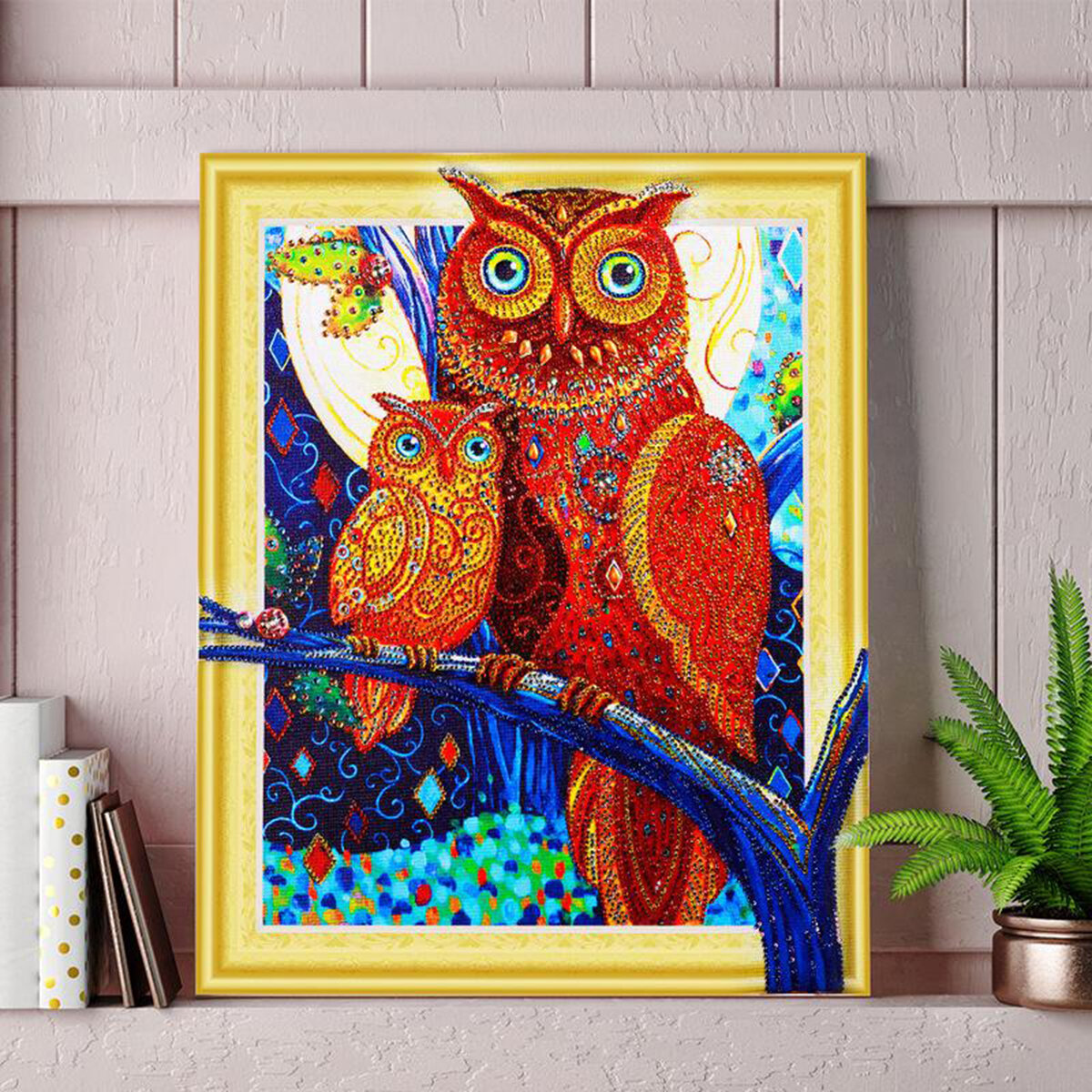 5D Diamond Painting Horse Owl Lion Embroidery Cross Stitch Kit Home Office Decorations