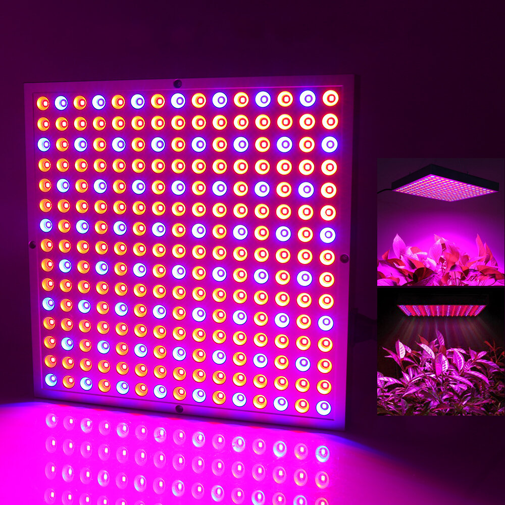 Full Spectrum 30W Panel 225LED Grow Light Growing Lamp for Indoor Seedling Greenhouse Plant Flowerin