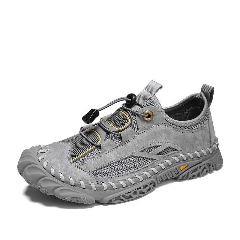 55% OFF on Men Breathable Lightweight Slip Resistant Outdoor Casual Shoes