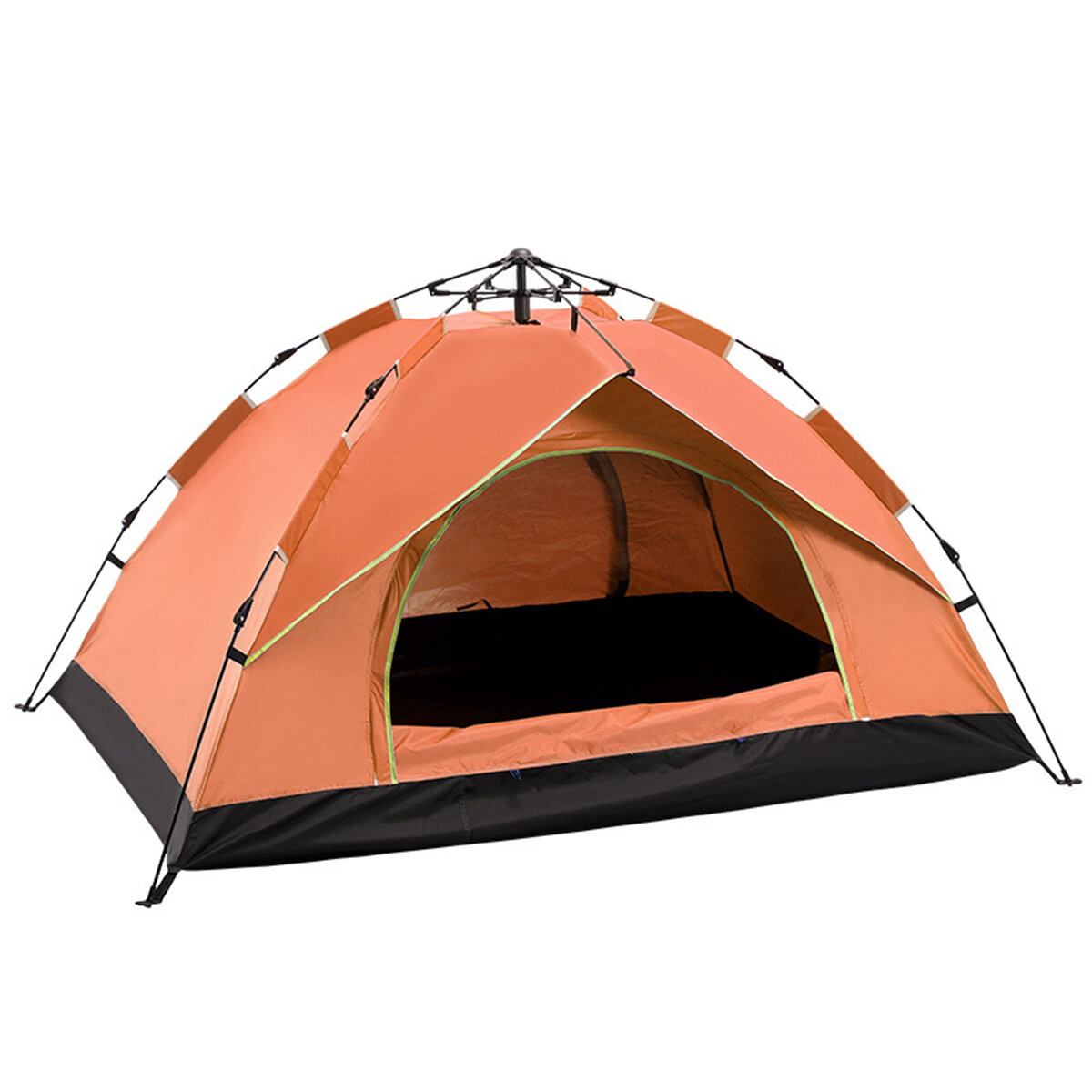 Automatikus gyorsan nyitható kemping sátor 3-4 személy számára, UV védelemmel és vízálló kivitelben kültéri használatra.