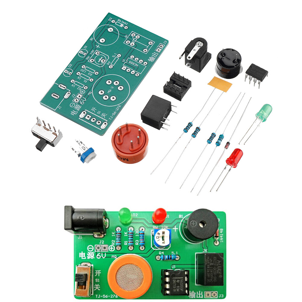 Alcohol Tester Kit MQ-3 Detection Sensor Module Welding Training DIY parts