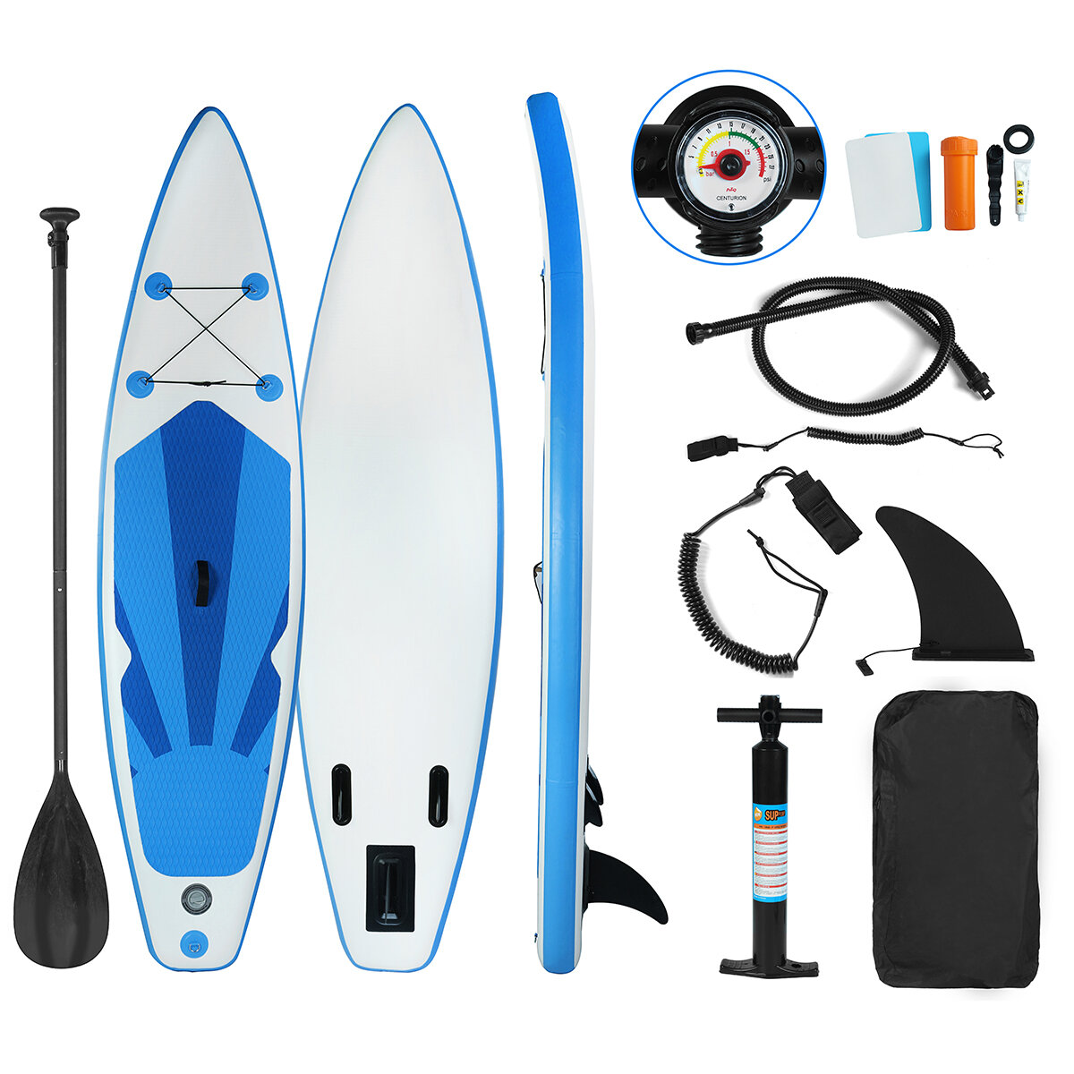 

10ft Inflatable Stand Up Paddle Board Non-slip Surfboard Surfing Board Water Sport Surfing Surfboard for Adults UK Stock