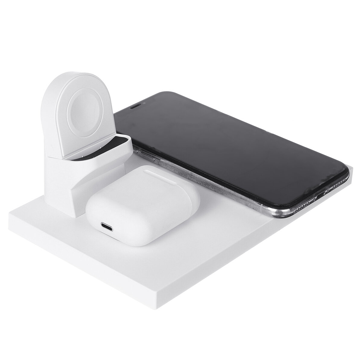 Bakeey 3 in 1 QI Wireless Charger Dock for Apple Watch for iPhone 12 Mini / 12 Pro/12 Pro Max for AirPods 2 Pro