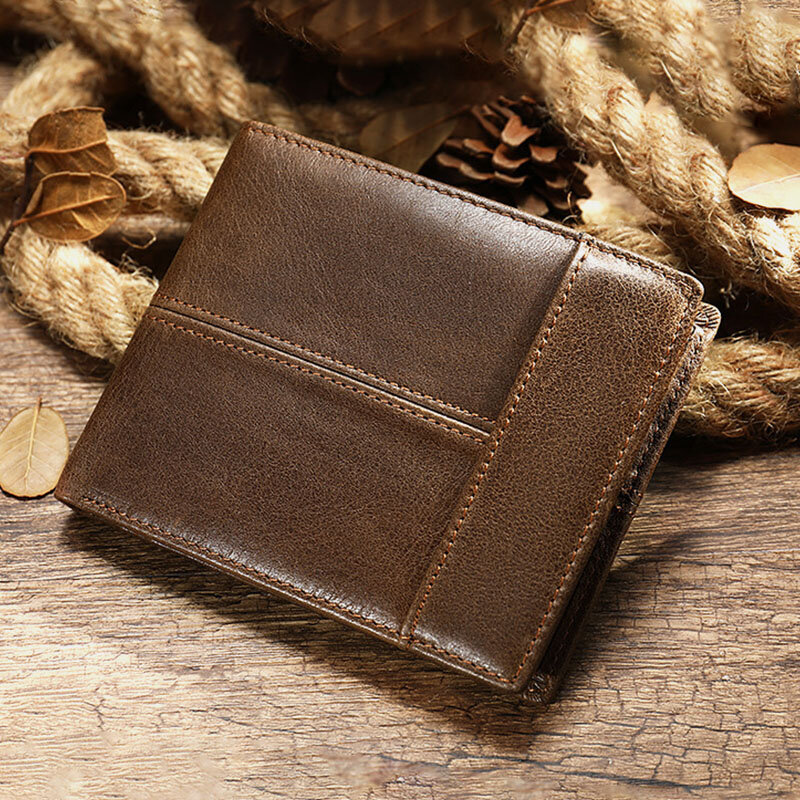 

Women Genuine Leather RIFD Multifunctional Multi-card Slots Money Clip Wallet Purse Coin Purse