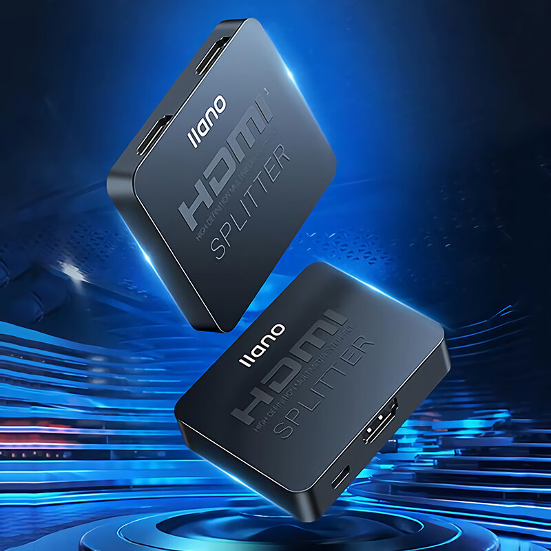

LLANO 2 входа 1 выход HDMI-совместимый адаптер разветвителя Переключатель 4K KVM Двунаправленный HDMI-совместимый коммут