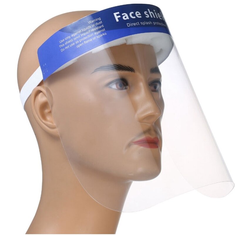 Protector facial facial de 5 piezas Mascara Anti Protector facial completo contra salpicaduras y saliva con Banda ajusta