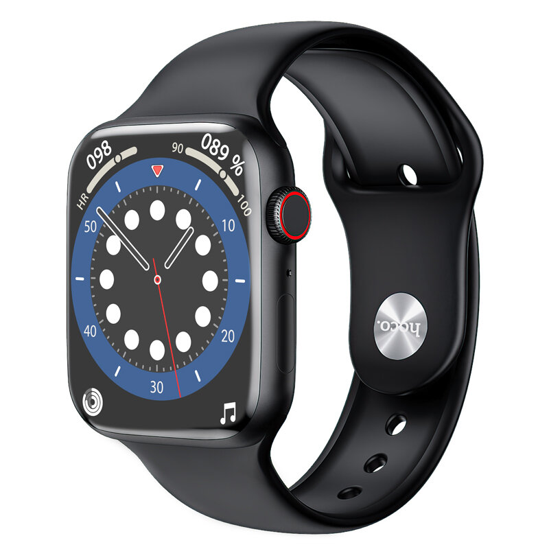 HOCO Y5 Pro 1.85 inch Large Screen bluetooth Call Heart Rate Blood Oxygen Monitor IP68 Waterproof Stylish Design Smart W