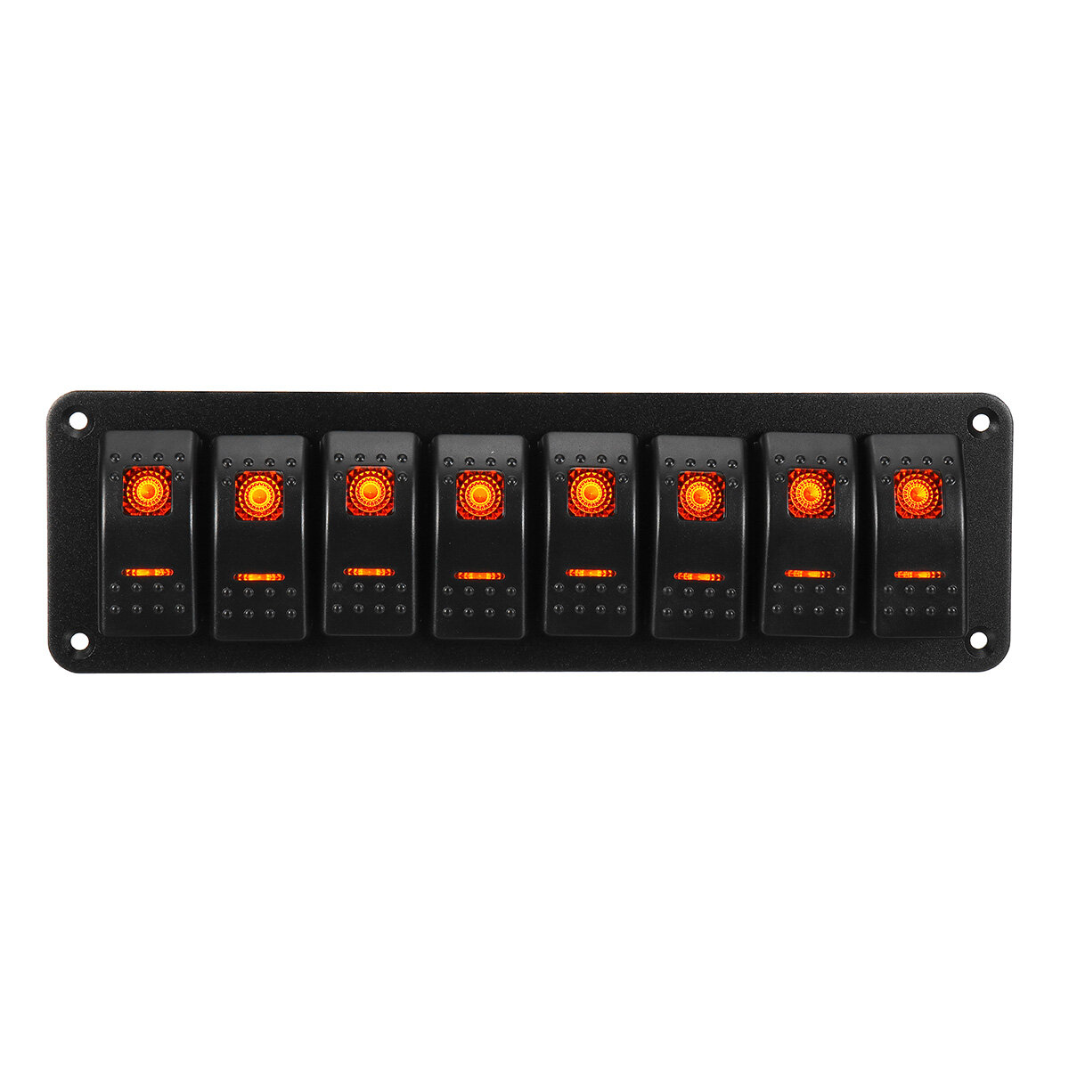 8 Gang LED Rocker Switch Panel Breaker Waterdicht Voor Auto Marine Boot