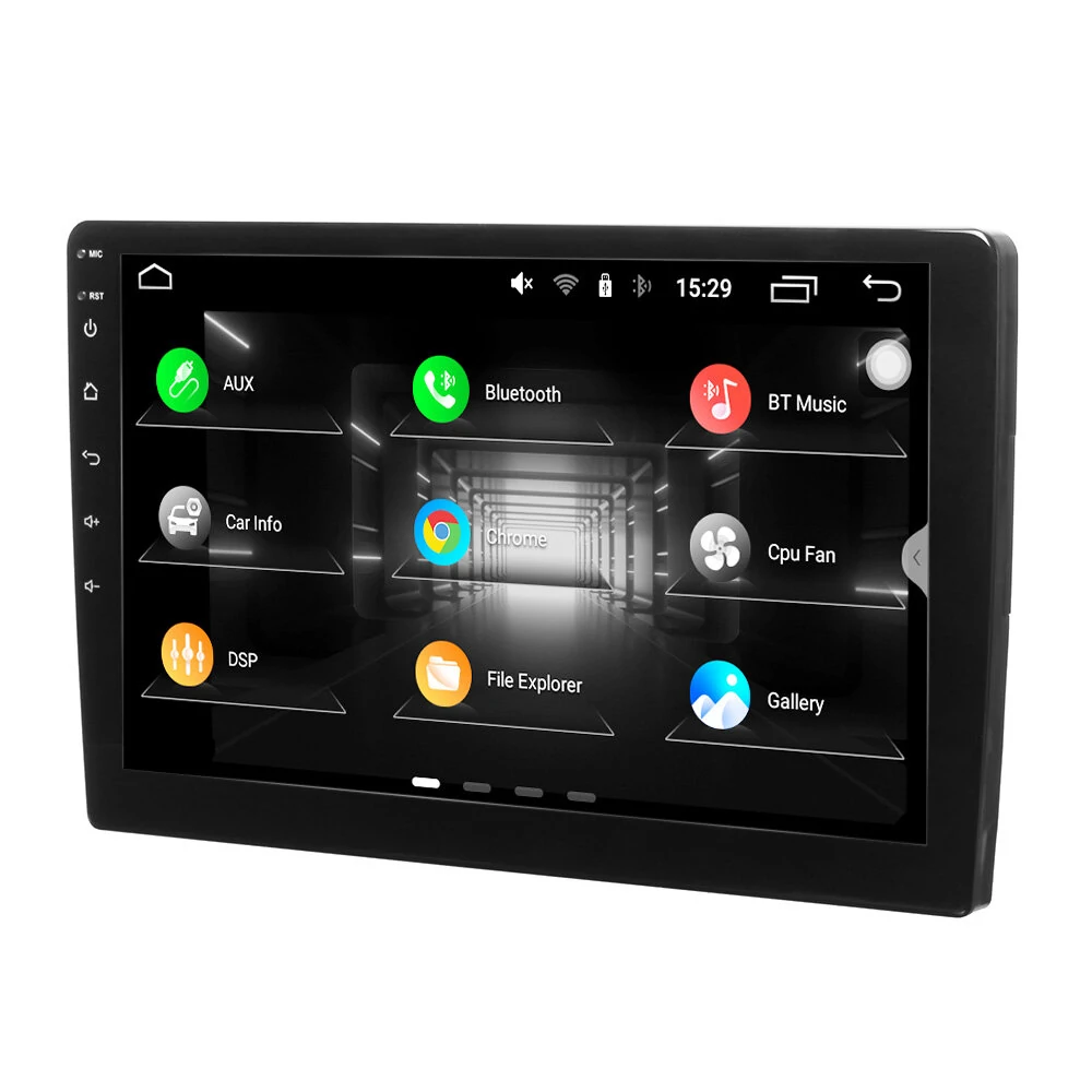 KROAK K-CS02 10.1 Inch 2 Din for Android 10.0 Car Stereo Radio MP5 Player 8 Core 4G+64G 1024x600 2.5D Screen Carplay Android Auto GPS WIFI bluetooth FM with 360Â° Panoramic Camera - with Camera