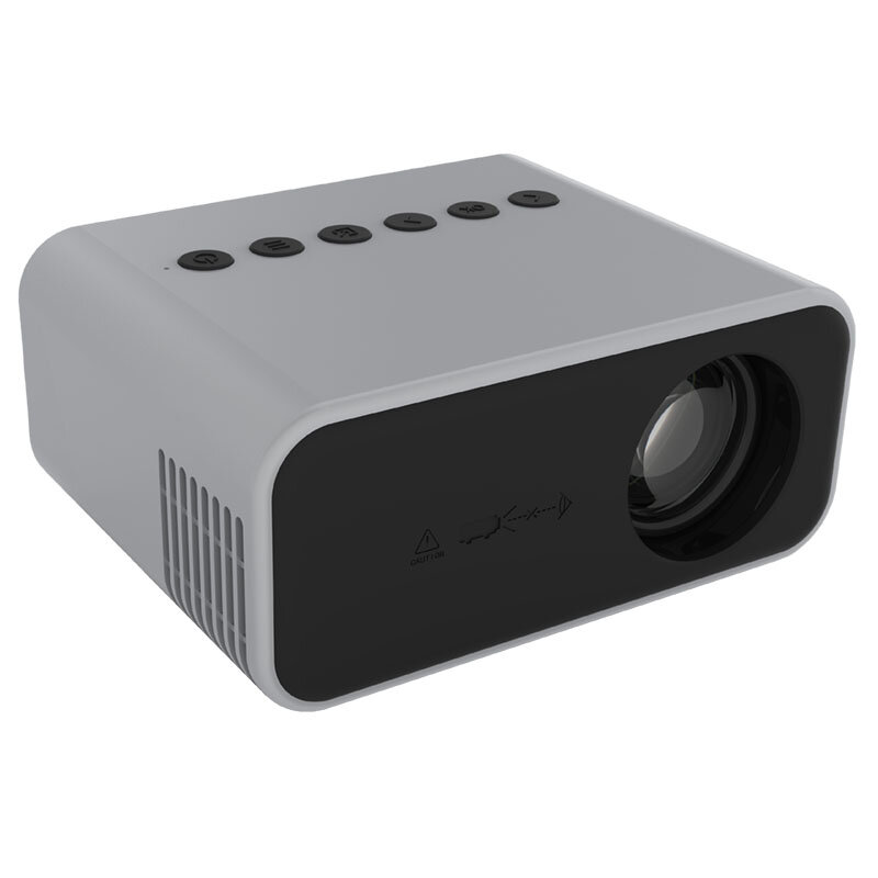 TOPRECIS YT500 Mini LED Projector Phone Wired Mirroring LCD 320x240 Pixels Children Home Theater Bea