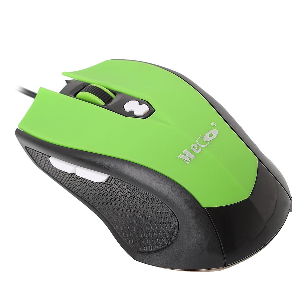 OUTERDO YX-098 Gaming Mouse Green Professional Ergonomic Optical USB Wired 1600DPI Computer Game Mice