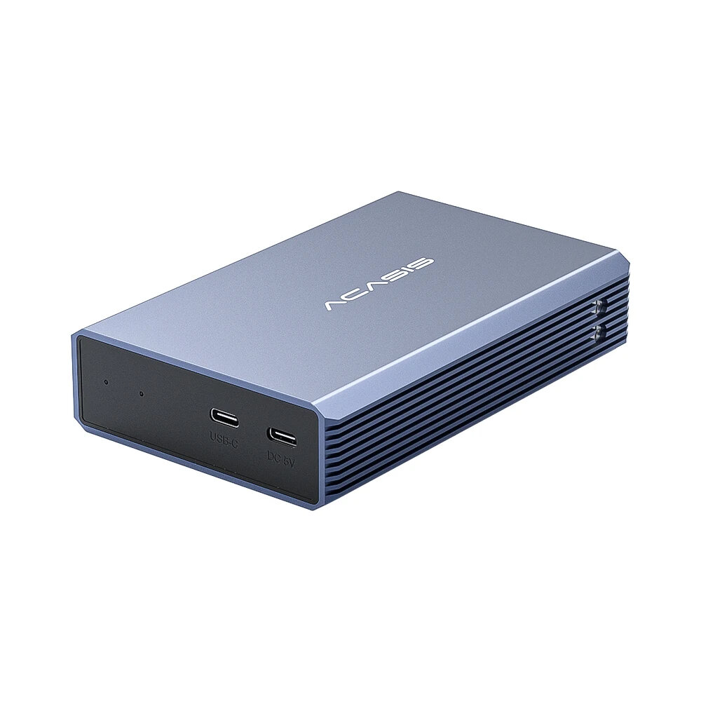 

Acasis EC-7352 HDD Case 2.5 inch USB3.0 Dual Bay External Hard Drive Enclosure Case HD Array SATA to USB Hard Disk Array