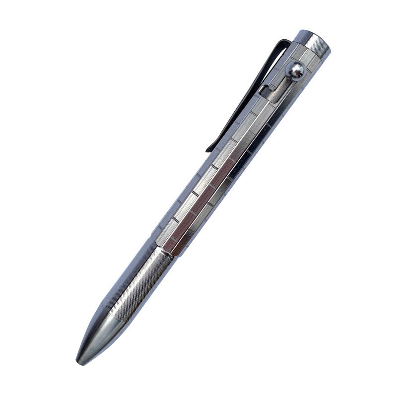 IPRee? Multifunctionele Tactische Pen TC4 Titanium Legering Zak Antislip Schrijfpen Vensterbrekers W