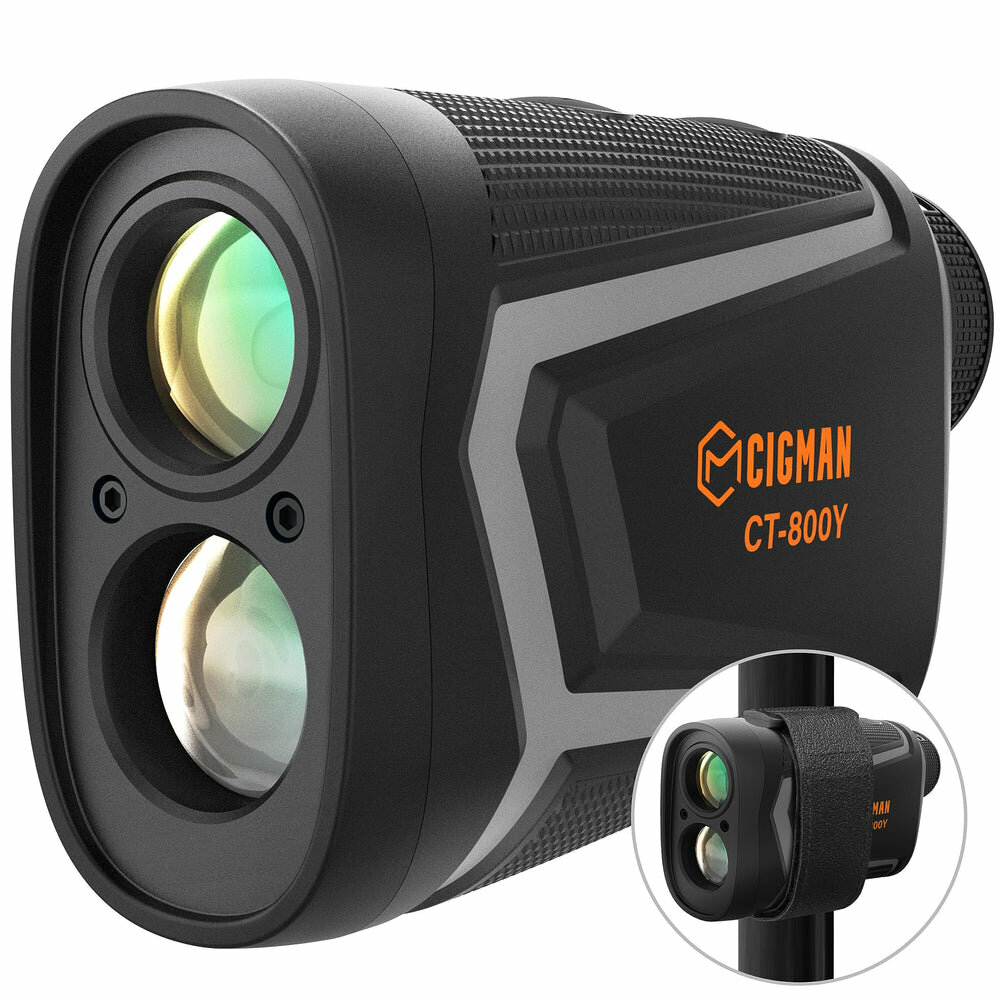 

EU US Direct CIGMAN Precision Golf Rangefinder with 850 Yards Range and Slope Compensation Accurate Laser Distance Measu