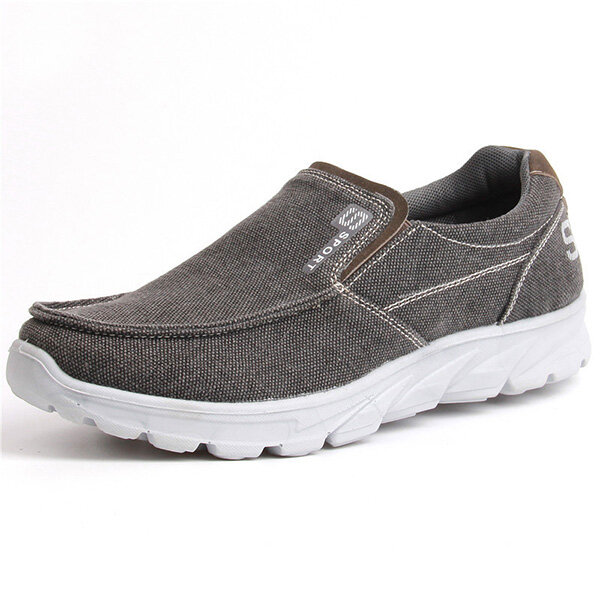 59% OFF on Large Size Comfy Casual Slip On Sneakers for Men