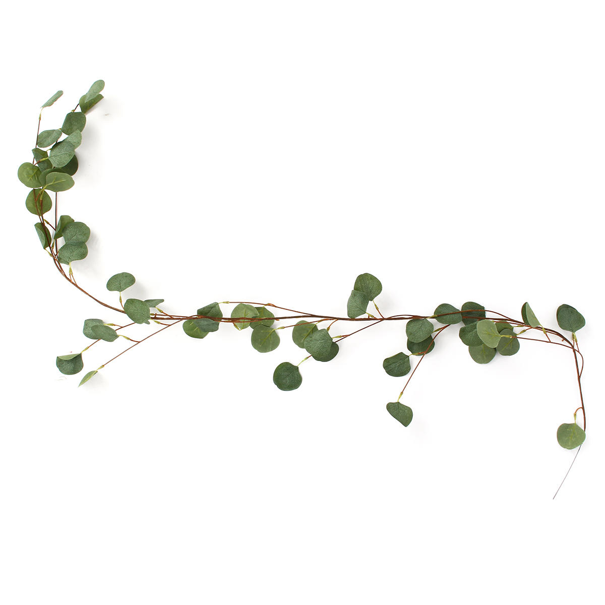 1.7m kunstmatige eucalyptus bladeren Garland Vine bruiloft groen voor thuis wanddecoraties