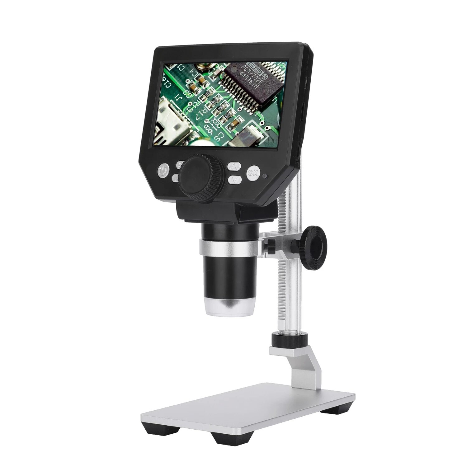 MUSTOOL G1000 Draagbare 1-1000X HD 8MP Digitale Microscoop 4.3 "Elektronische HD Videomicroscopen Bo