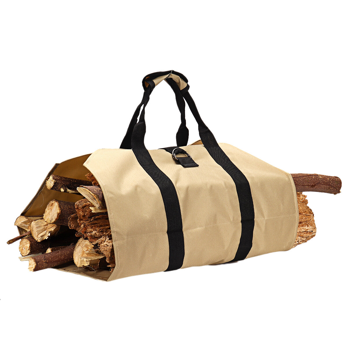 Рюкзак для дров из 600D Оксфордской ткани с портативным держателем для хранения дров на открытом воздухе для кемпинга