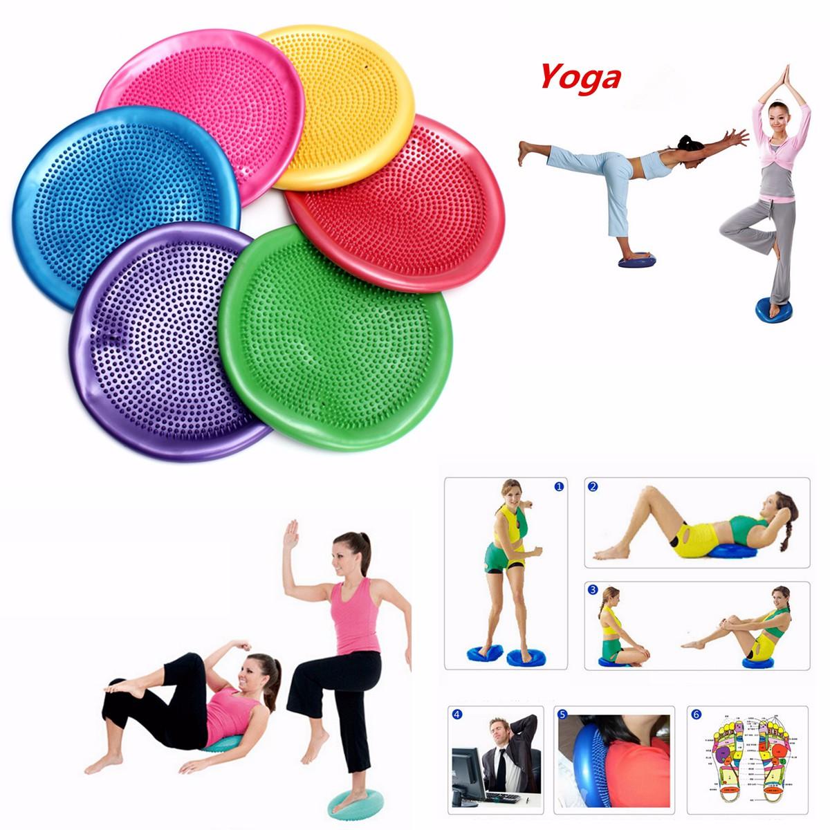 extase stimuleren kan niet zien Yoga Oefening Pilates Trigger Massage Balans Kussen Gym Fitness Bal  Thickenin Uitverkoop - Banggood Nederlands