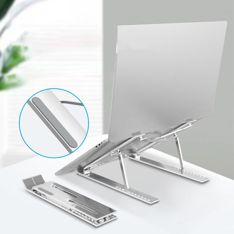 

Bakeey Universal Height Adjustable Macbook Holder Heat Dissipation Tablet Desktop Stand for 10-17.3 inch Devices