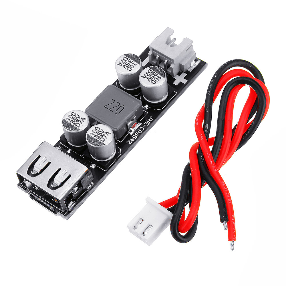 JHE-CP6542 DC-DC Step Down Module 11-30V to QC3.0 TYPE-C USB Phone Charger Support QC2.0/3.0 Charging Module