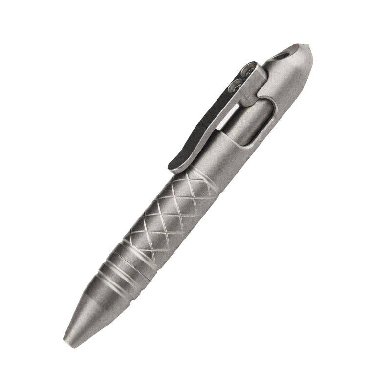 XANES® Titanyum Alaşımı Çok Fonksiyonlu Taktik Kalem Çıkarılabilir Anahtar Tungsten Çelik Pencere Kırma EDC Yazma Kalem