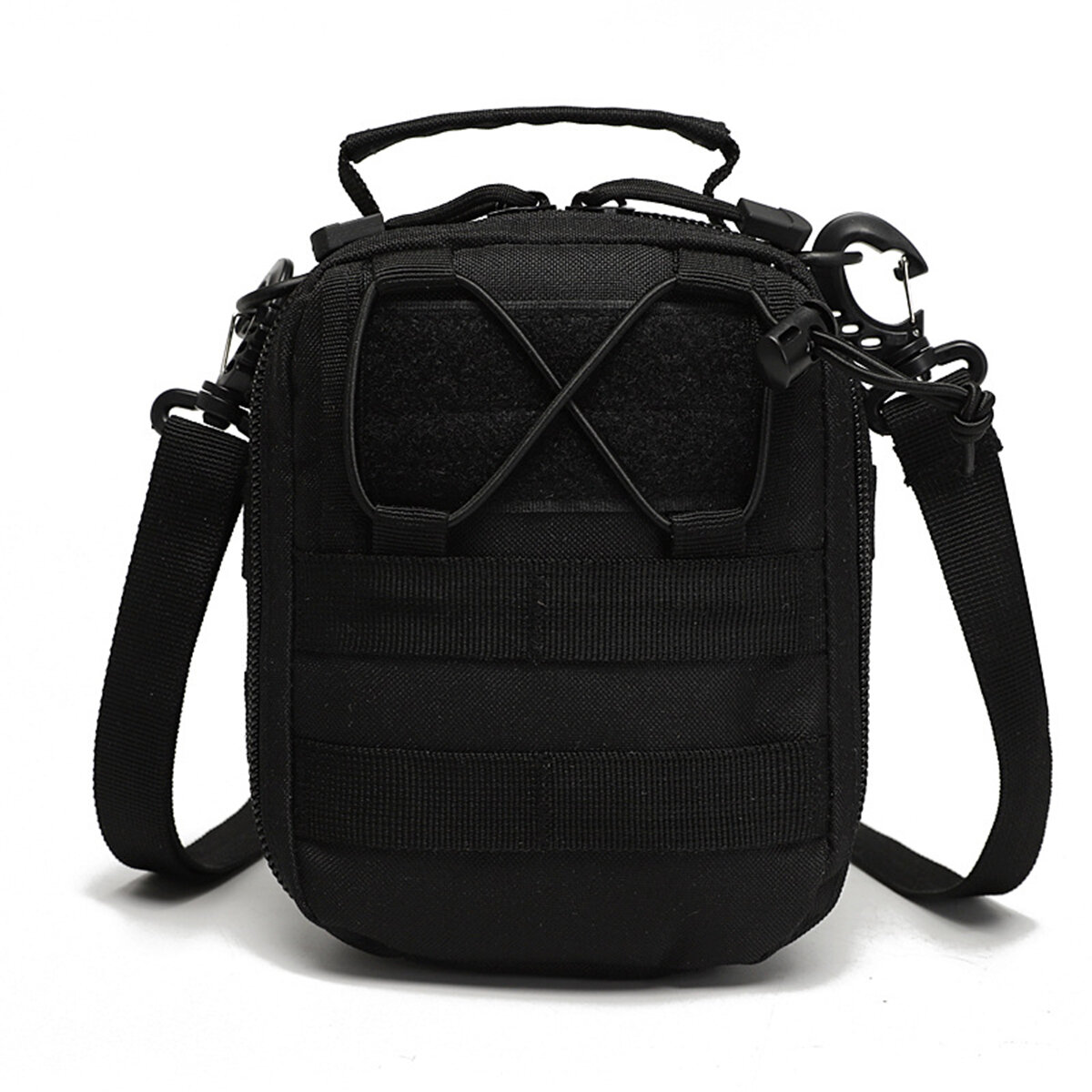 Canvas Multi Pockets Tactical Shoulder Bag Outdoor Sling Bag Waterproof Crossbody Messenger Bag