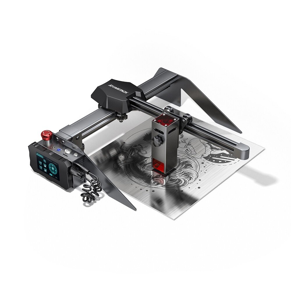 ATOMSTACK P9 M40 Portable Dual Laser Engraving Cutting Machine 5.5W Output Power DIY Laser Engraver