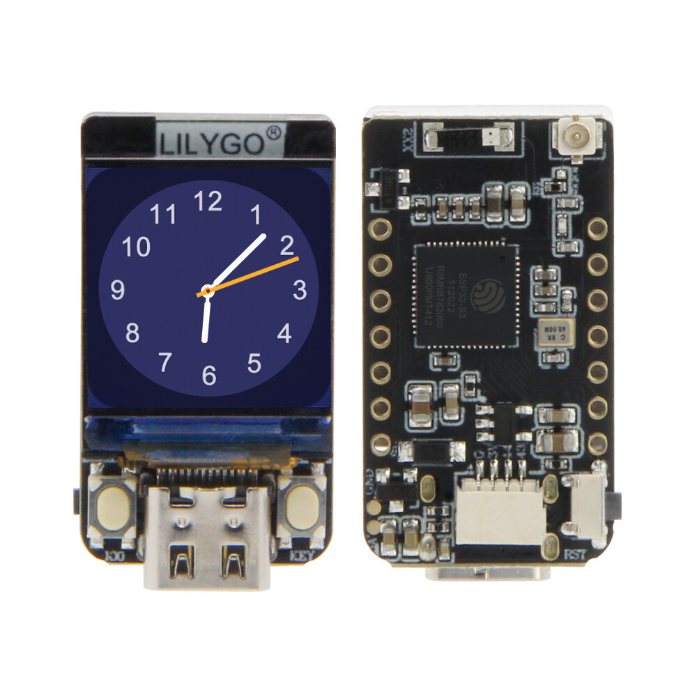 LILYGO? T-QT V1.1 ESP32-S3 GC9107 0,85 inch LCD-schermmodule Development Board WIFI Bluetooth Full C