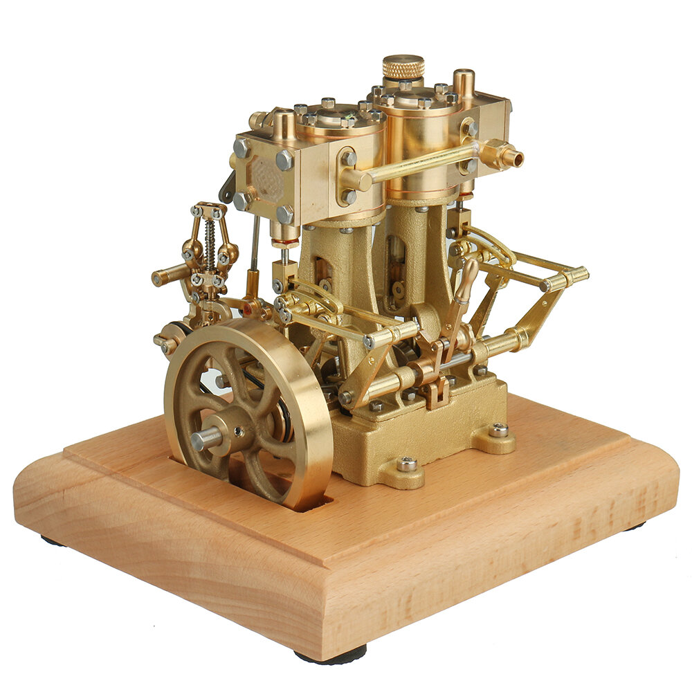Microcosm M30 M30B Mini Steam Boiler Two Cylinder Steam Engine Stirling Engine Model Toy Kits Gift