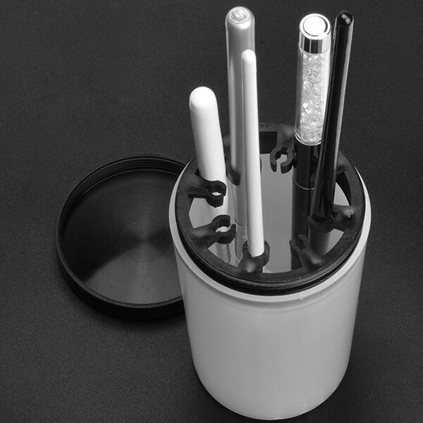 Nail Art Brush Plastic Cleaner Cup UV Acrylic Gel Pen Pot