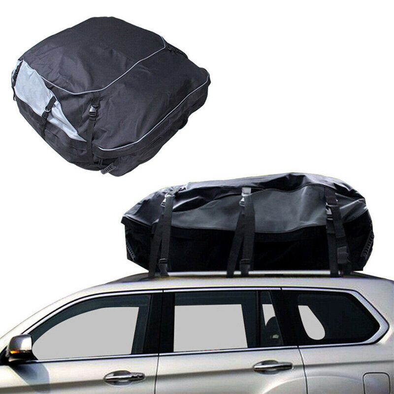 160x110x45CM Waterproof Car Roof Top Rack Bag Cargo Carrier 600D Oxford Cloth Luggage Storage Travel SUV Van for Cars
