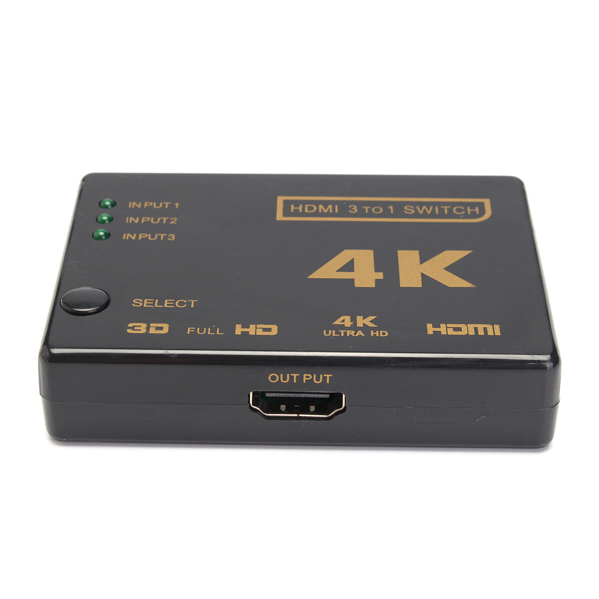 4K 3 in 1uit HD Switch Hub Splitter TV Switcher Adapter Ultra HD voor HDTV PC