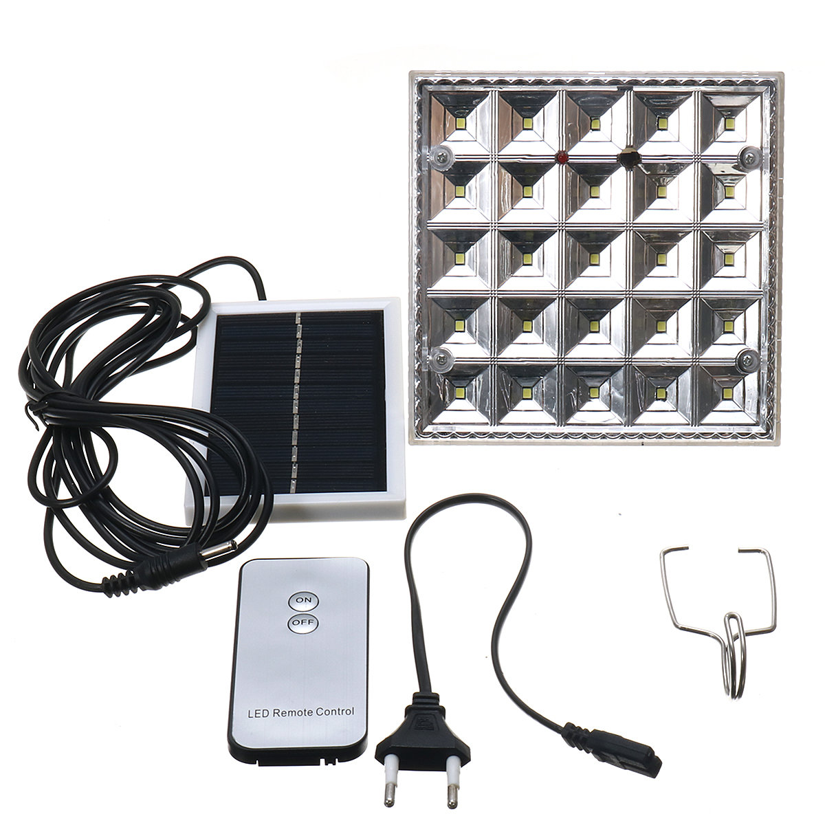 IPRee ™ 25 LED Solar Camping Light Hanging Lanterne Lampe De Tente Avec Télécommande