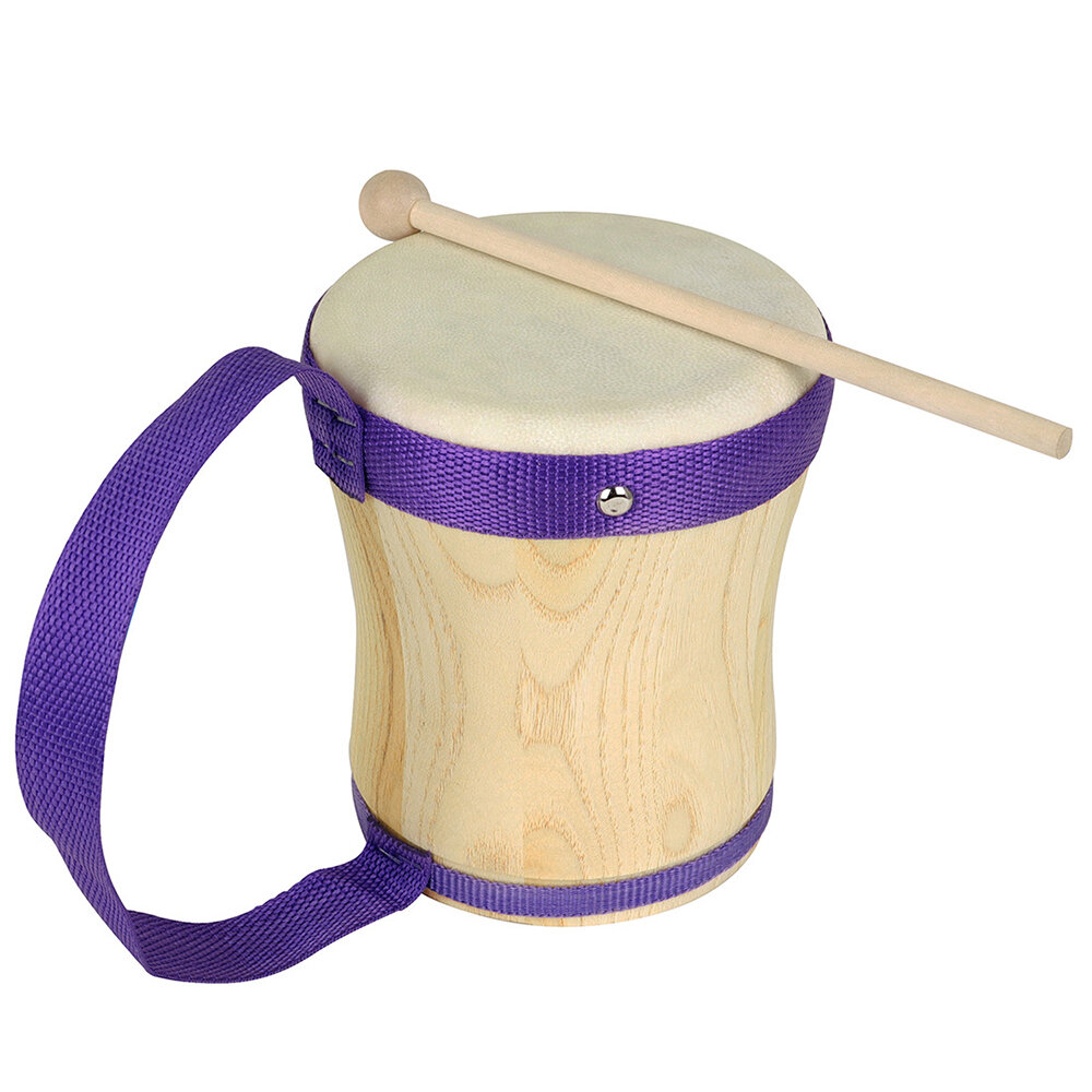 

Orff Instrument Indian Drum Chun Wood Sheepskin Hand Drum Tambourine Percussion Instrument Children Musical Toy Gift
