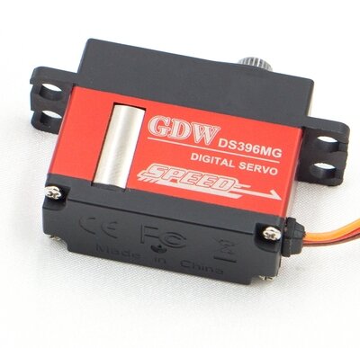 GDW DS396MG 12KG Большой крутящий момент Высоковольтный металлический редуктор Digital Сервопривод для моделей RC